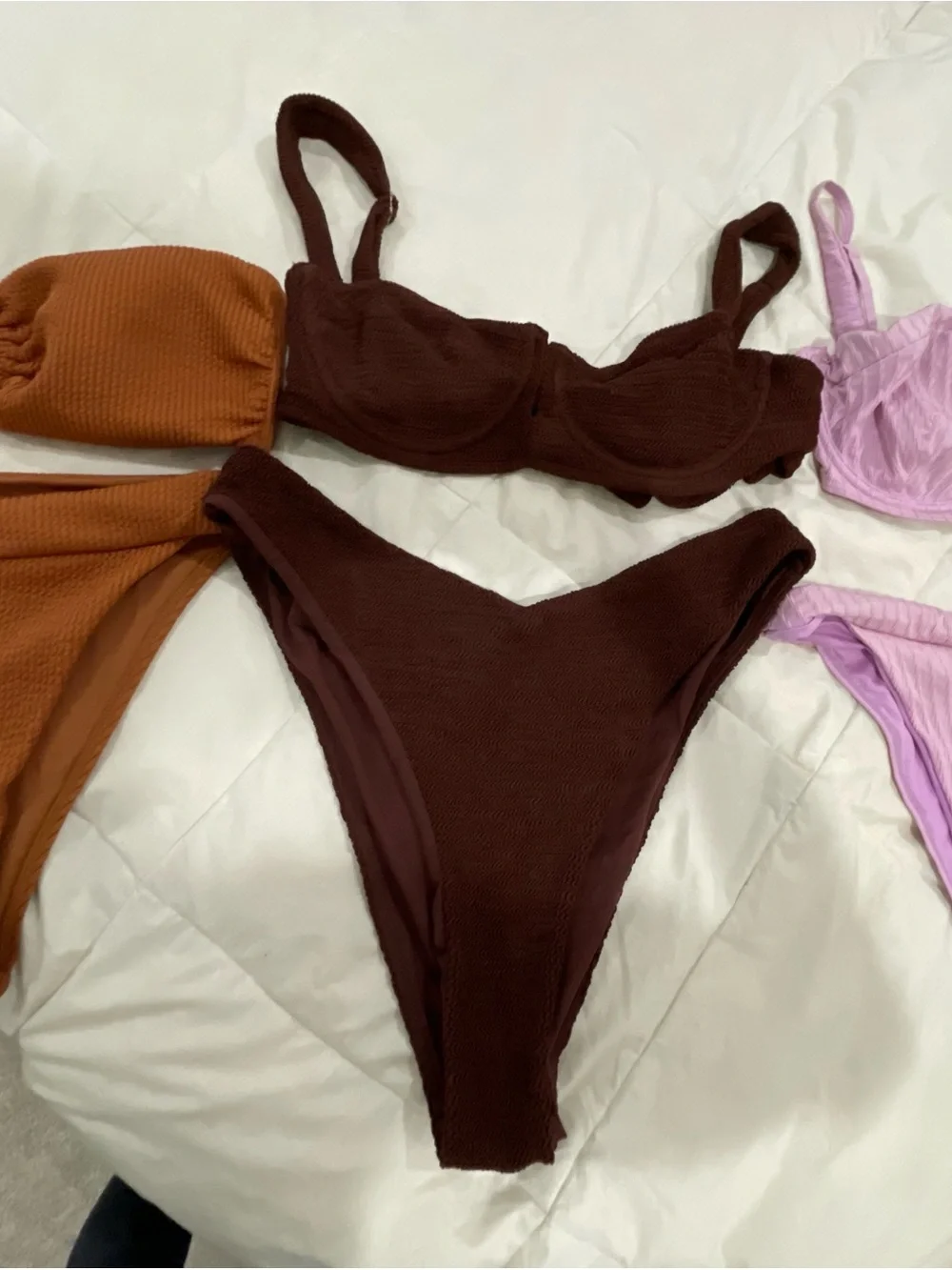 Monday Swimwear 3 luxury bikini bundle: Clovelly, Costa Rica Argentina, Large/VV